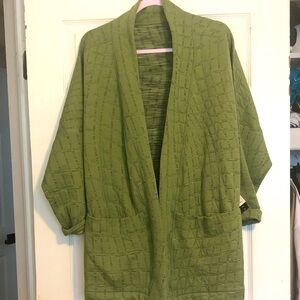 Nike Olive Green Teddy Jacket for Women